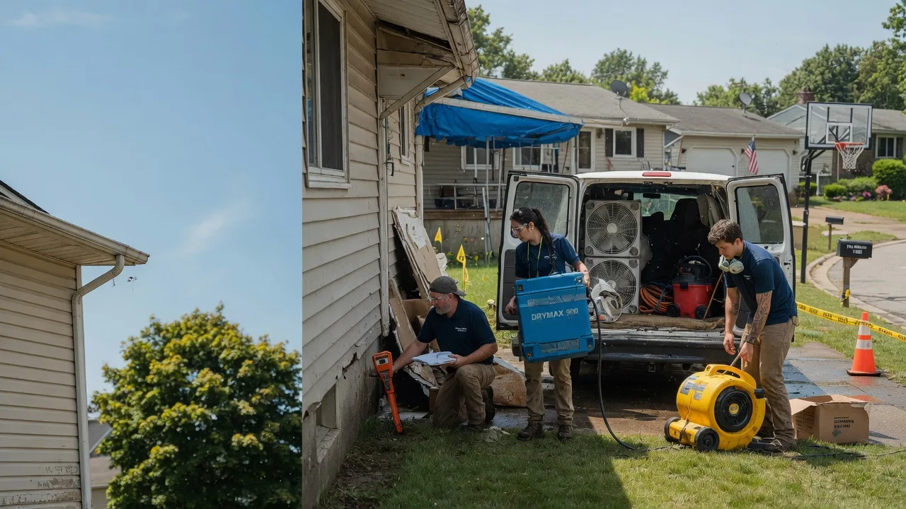 Ceiling Leak Cleanup in Fayetteville, OH near me